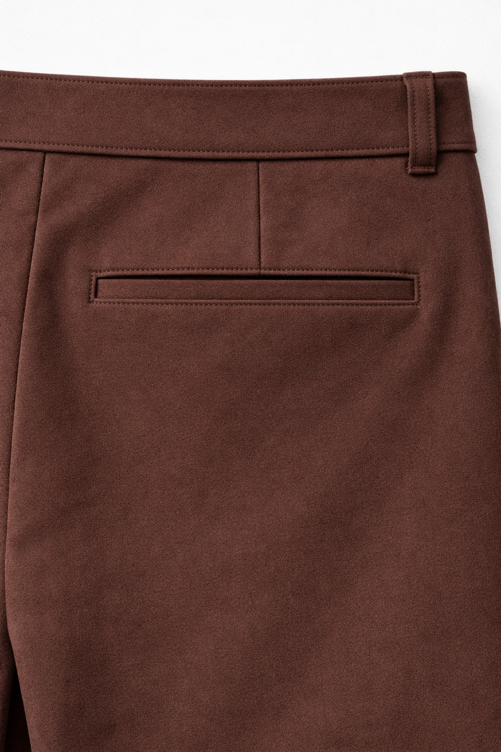 Brown Cocoa  Pleated Trousers