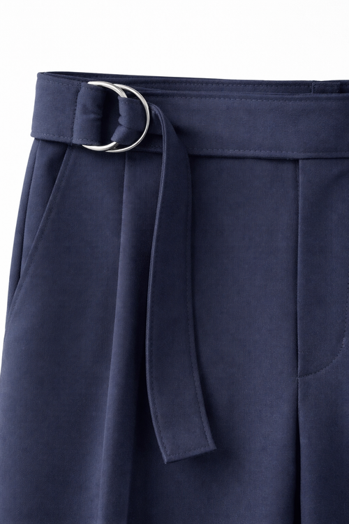 Heritage Blue Pleated Trousers